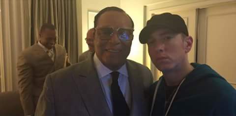 Eminem | Il rapper di Detroit incontra il ministro Louis Farrakhan